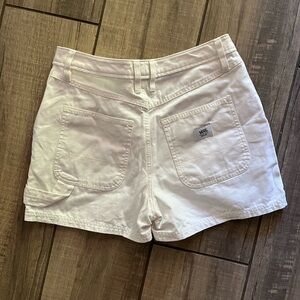 Vans White Cargo Shorts Relaxed Cotton Style